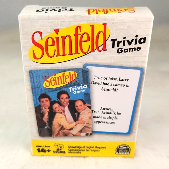 SEINFELD Trivia Card Game Factory Sealed 53 card pack - Picture 9 of 9